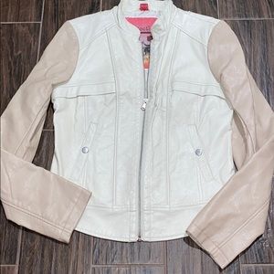 Collection By Bernardo faux leather Moto jacket